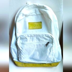 Jansport Right Pack Backpack, White With Lime Green Accents